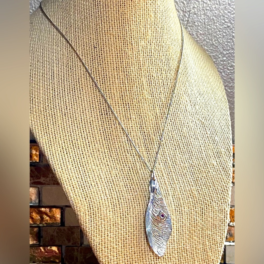 Sterling Silver Wing Necklace
